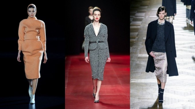 Mugler, Nina Ricci, Dries Van Noten.