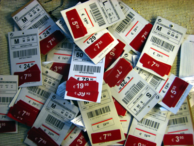 etiquetas zara rebajadas